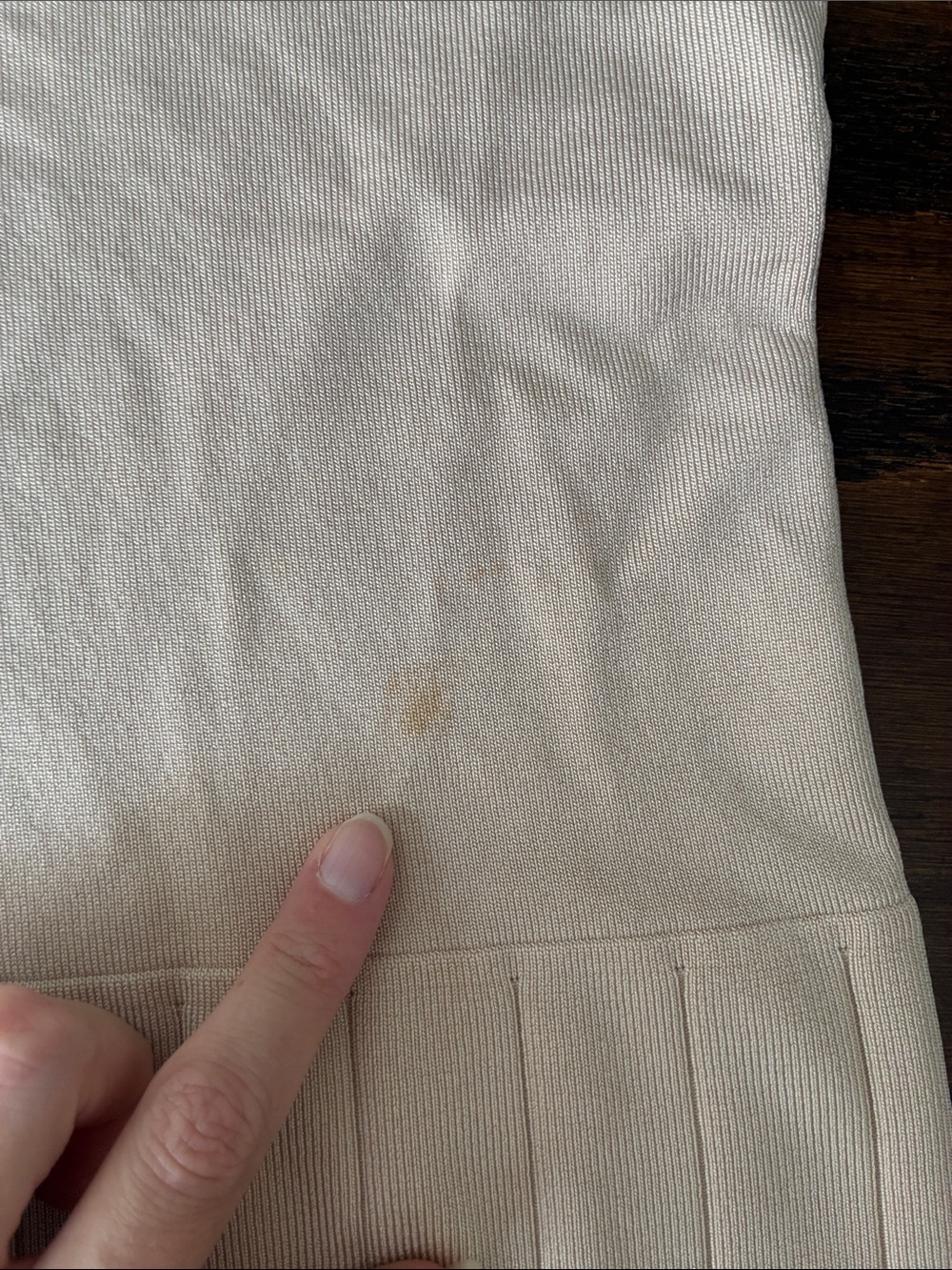 Cache Cream Ribbed-Hem Scoop Neck Tank - Picture 2 of 4